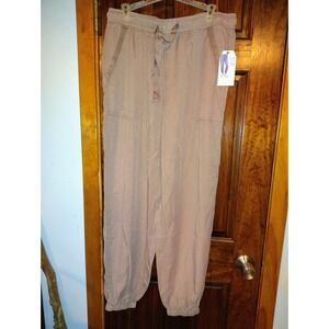 Time and Tru TT Parachute Jogger Pants Vintage Pink Tencel Lyocell L 12-14